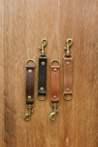 A photo of keyrings.