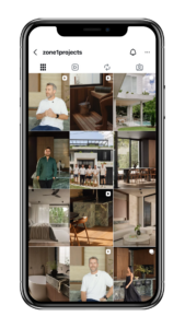 A photo of a client instagram feed.
