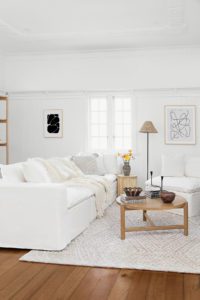 Hayley styles her living room for a James Lane room makeover.